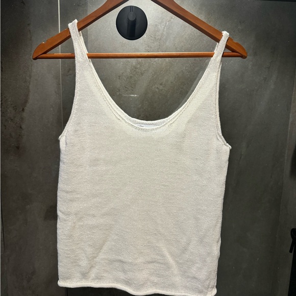 Zara women’s top smooth knitted linen with straps - Picture 1 of 5